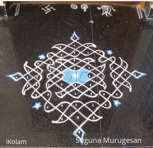 Rangoli: chikku kolam