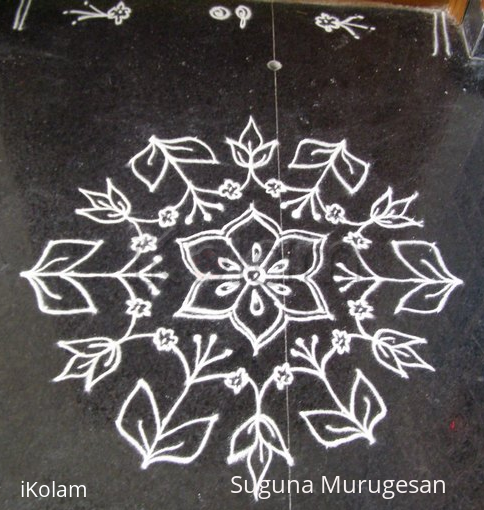 Rangoli: dotted kolam