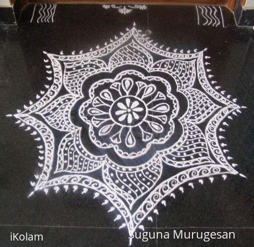 Rangoli: free hand