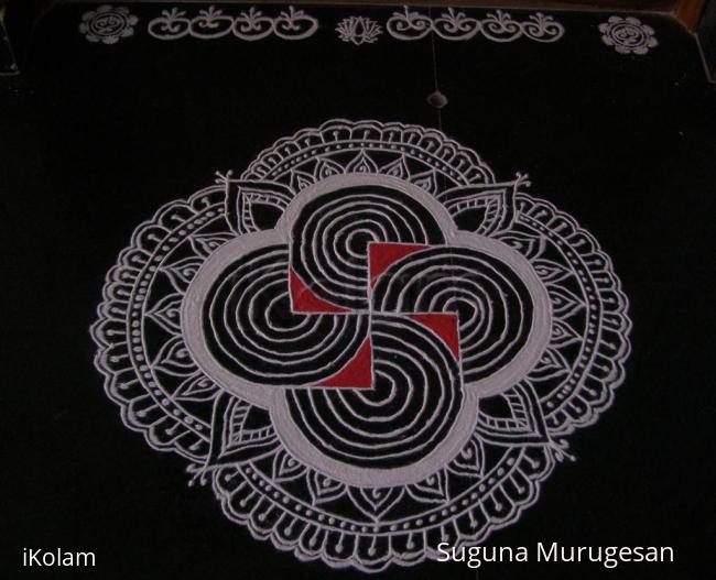 Rangoli: friday kolam