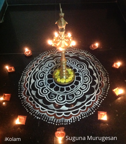 Rangoli: freehand