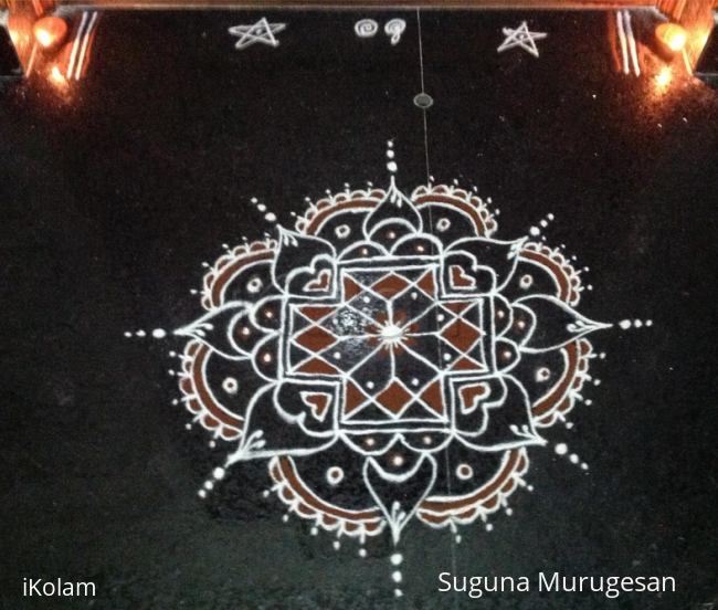 Rangoli: tuesday kolam