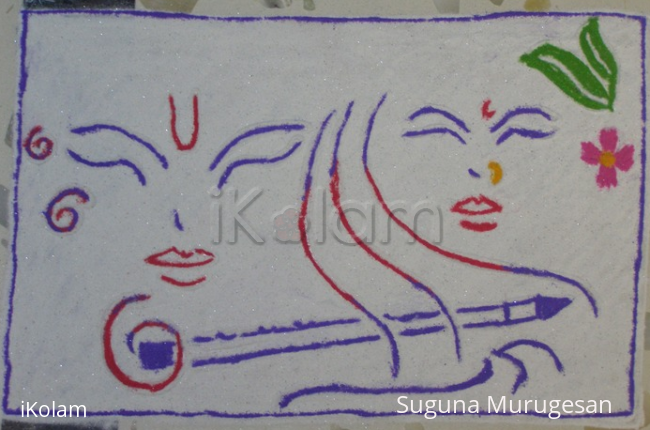 Rangoli: krishna jayanthi special