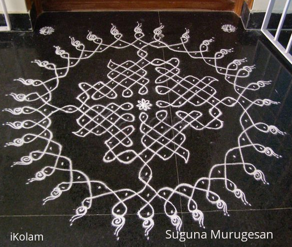 Rangoli: maragazhi kolam8