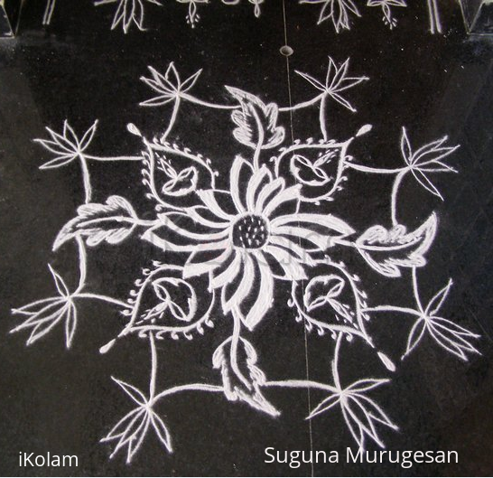 Rangoli: dotted kolam