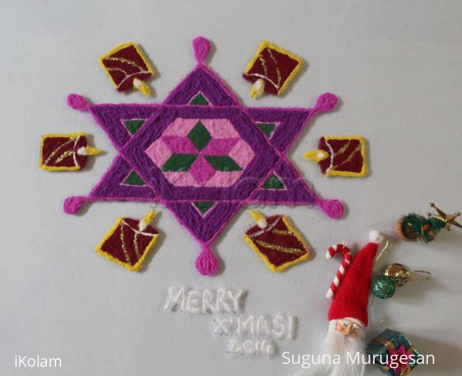 Rangoli: Merry X'Mas 2014