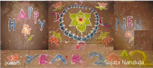 Rangoli: Wish u a very happy new year 2012