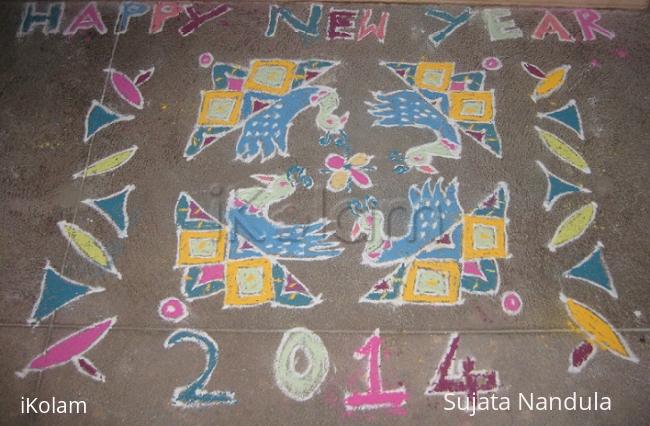 Rangoli: HAPPY NEW YEAR 2014