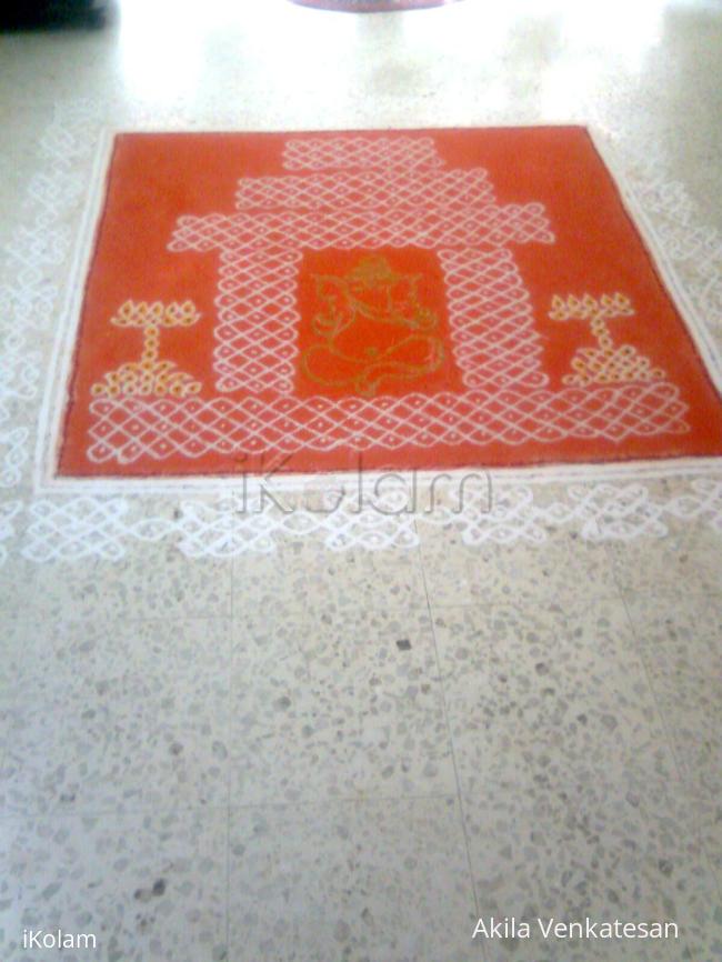 Rangoli: mandapam ganesh