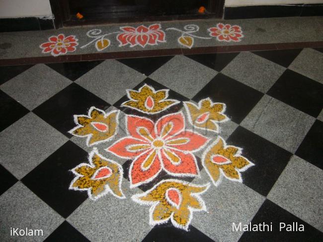 Rangoli: Small rangoli for flats