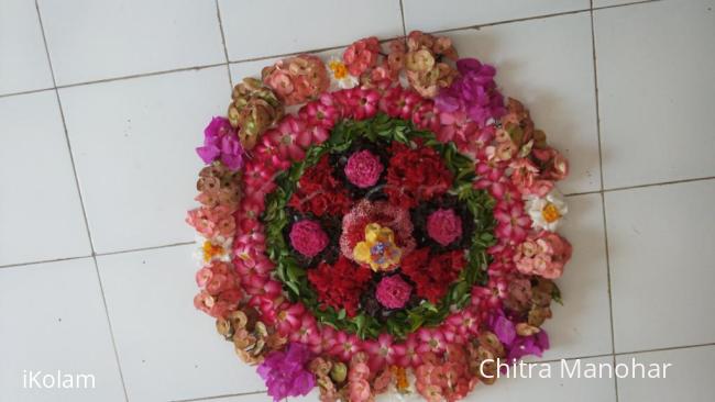 Rangoli: onam poo kolam