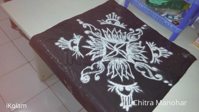 Rangoli: trial kolam