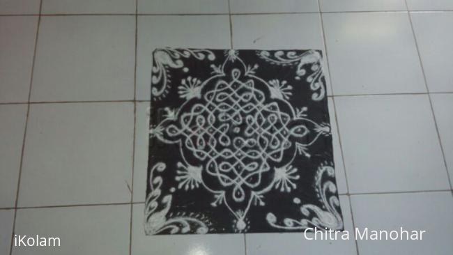 Rangoli: chikku kolam