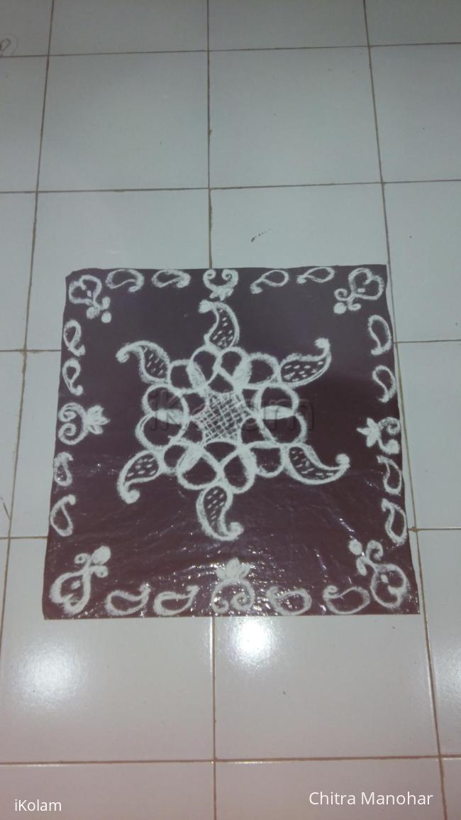 Rangoli: trial kolam