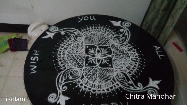 Rangoli: christmas kolam