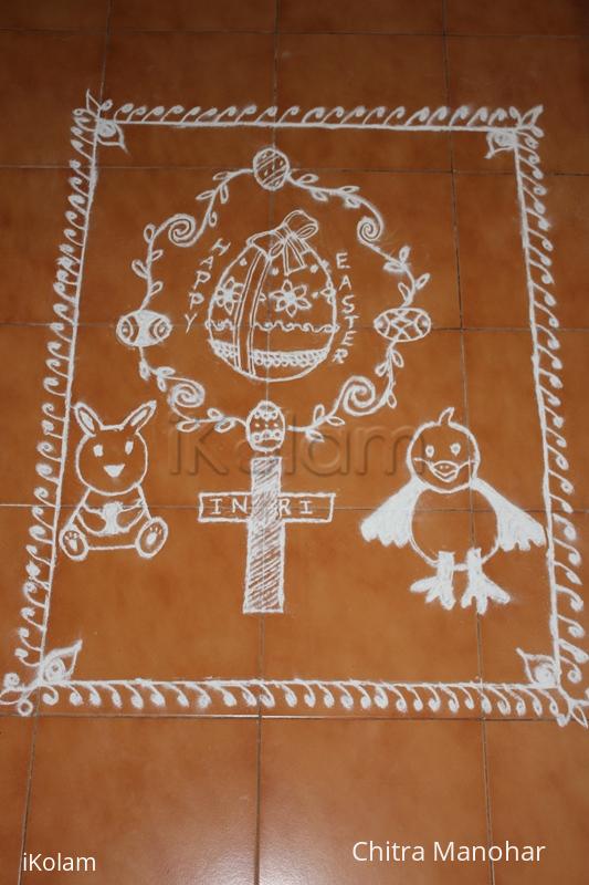 Rangoli: Happy Easter