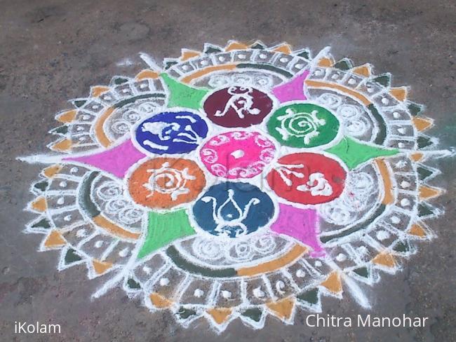 Rangoli: margazhi kolams