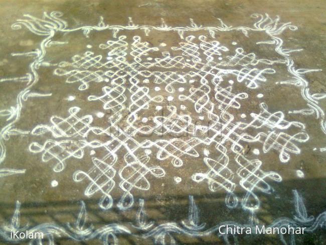 Rangoli: chikku kolam