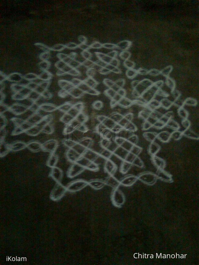 Rangoli: chikku kolam 1