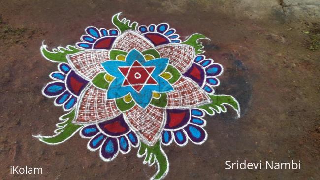 Rangoli: Sri...s...Simple rangoli