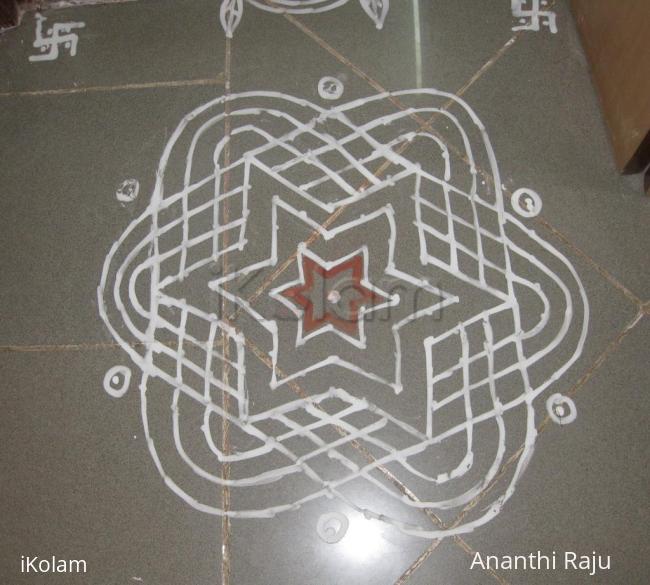 Rangoli: Star kolam