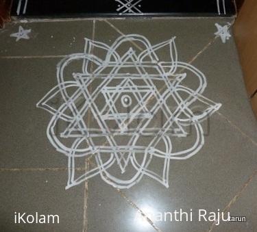 Rangoli: Daily flat kolam