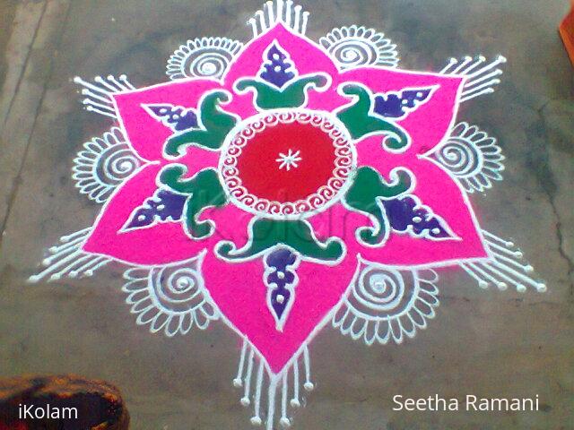 Rangoli: Freehand rangoli