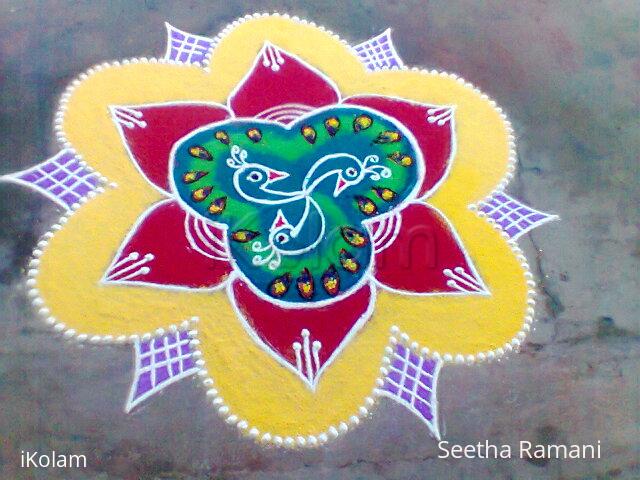 Rangoli: Freehand rangoli