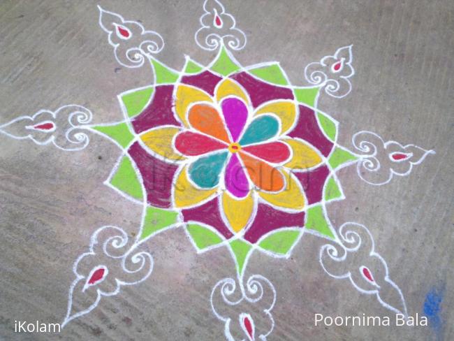 Rangoli: Free hand rangoli