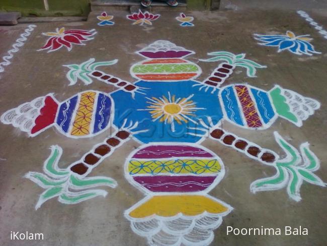 Rangoli: Pongal kolam 2