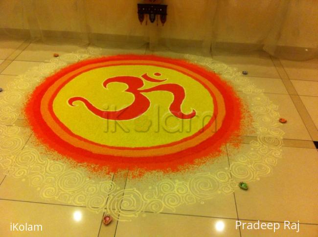 Rangoli: Divine Om