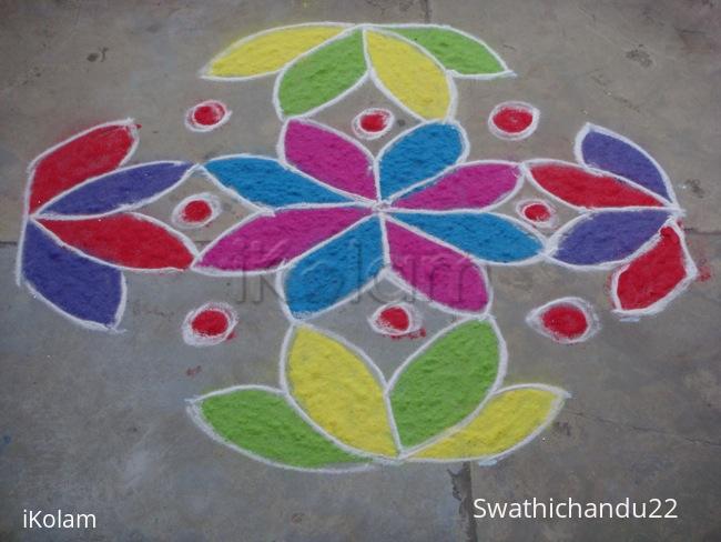 Rangoli: Simple Kolam