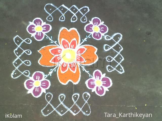 Rangoli: my daughter's b'day