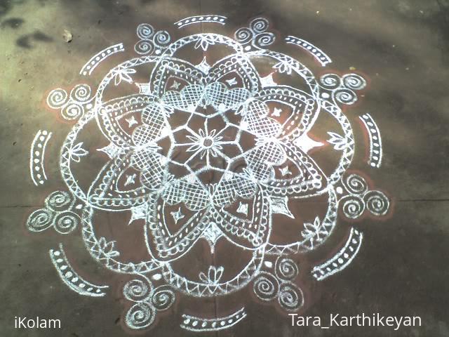 Rangoli: purattasi saturday kolam