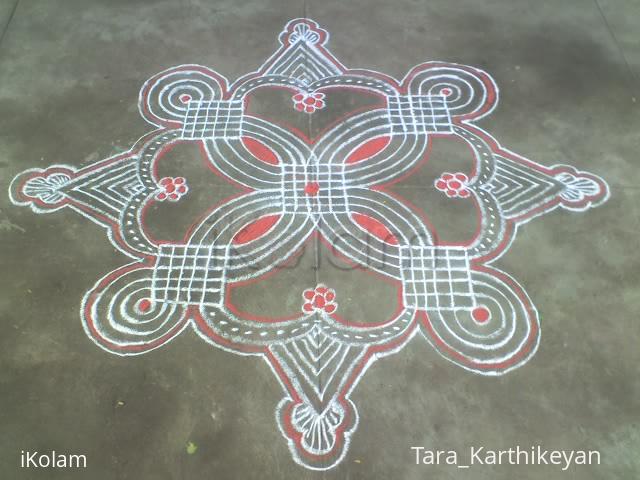 Rangoli:  friday karthigai kolam