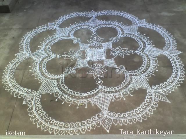 Rangoli: margazhi kolam 3