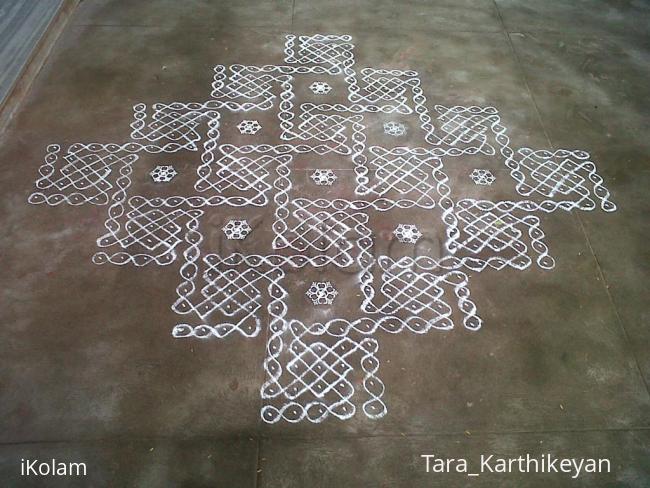 Rangoli:  vishnu karthigai  deepam