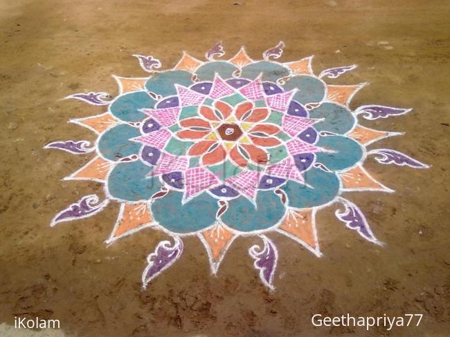 Rangoli: At a festival