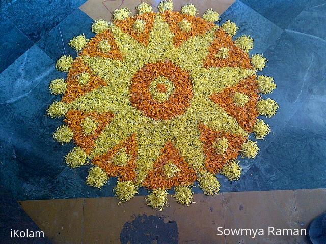 Rangoli: Flower Rangoli