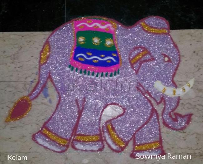 Rangoli: Navratri  - Day 5