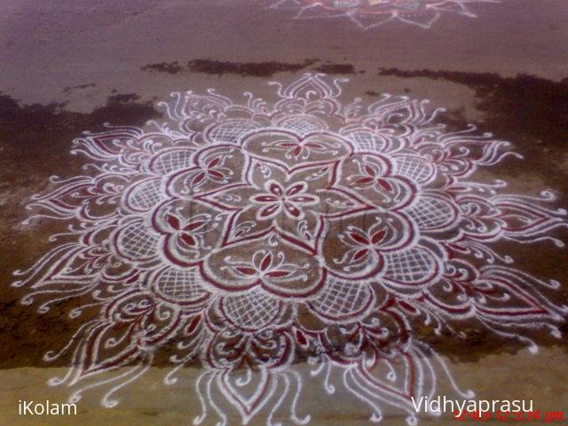 Rangoli: A special freehand rangoli for a special day