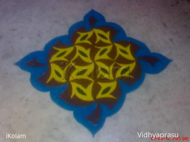 Rangoli: Dotted rangoli 