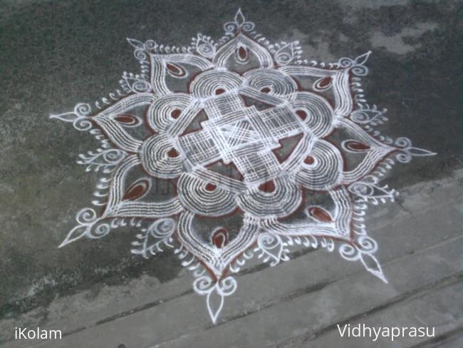 Rangoli: Varamahalakshmi rangoli