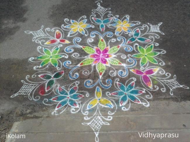 Rangoli: Rangoli for a local famous festival