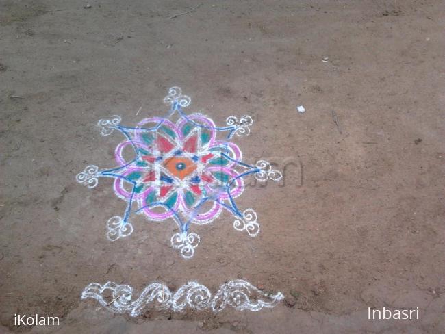 Rangoli: free hand design