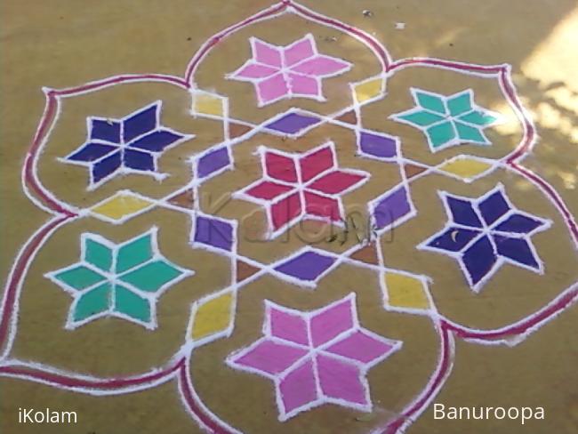 Rangoli: One of my margazhi kolam