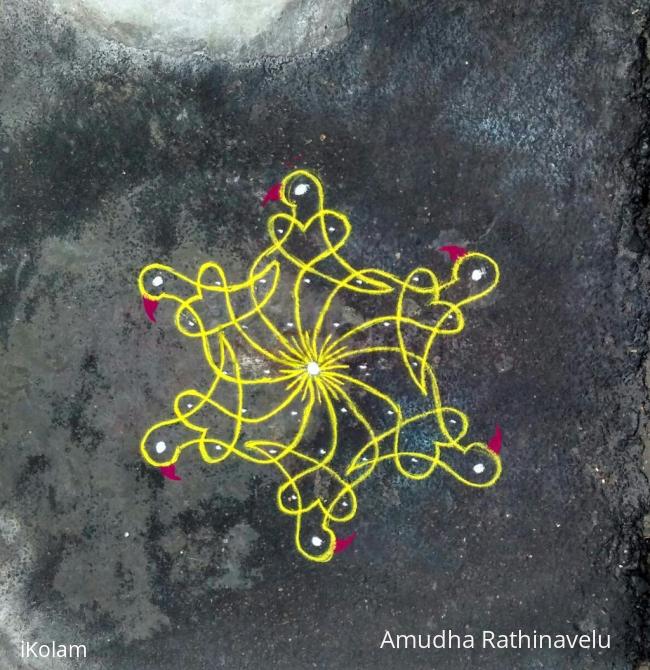 Rangoli: Yellow chikku bird