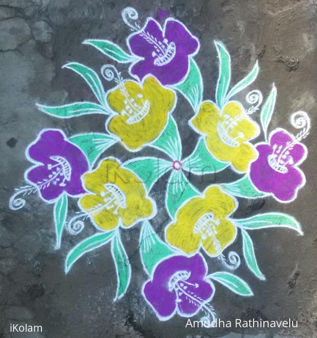 Rangoli: Flowers