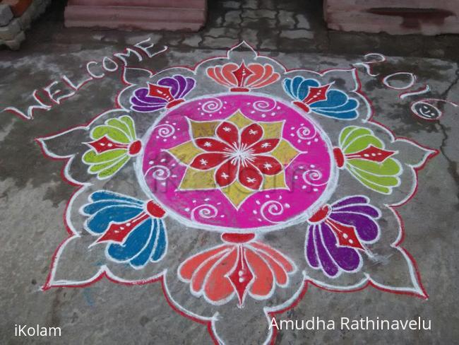 Rangoli: My sister's new year kolam