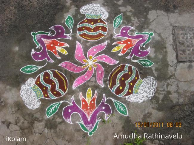 Rangoli: Pongal